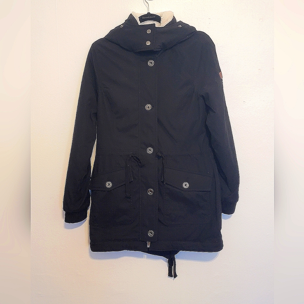 Hollister Navy Winter Jacket - Medium